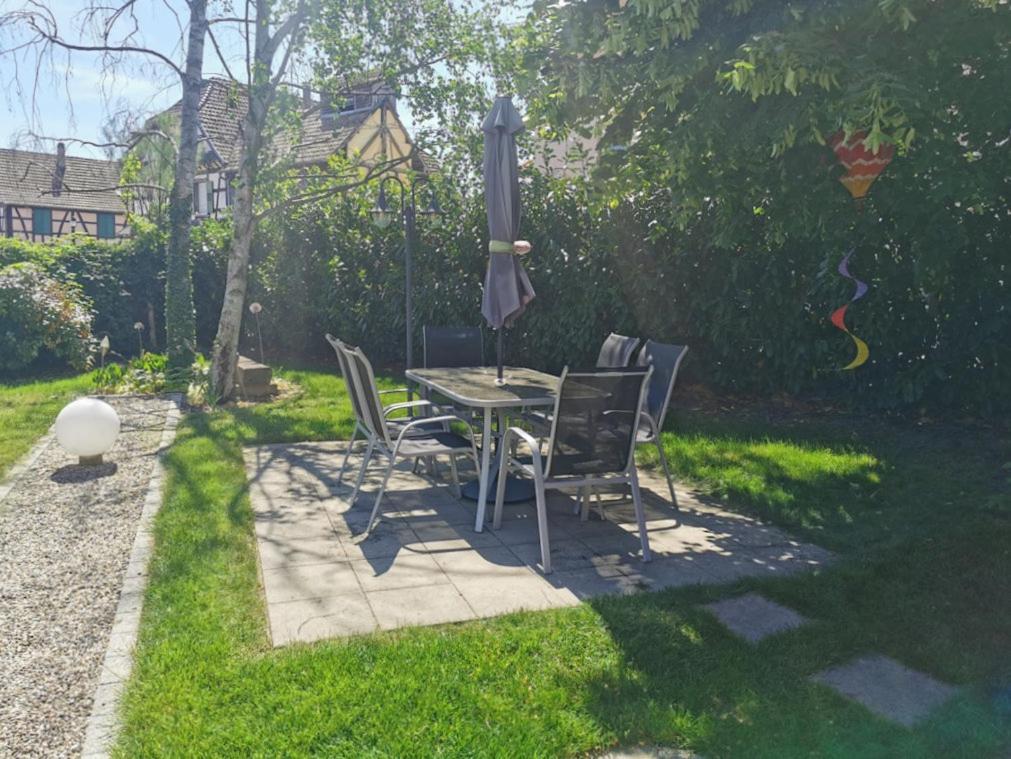 Gites Le P'Tit Paradis Du Ried Sundhouse Exterior foto